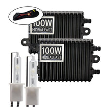 Load image into Gallery viewer, TPTOB  100W Ballast kit HID Xenon Light bulb 12V H1 H3 H7 H11 9005 9006 4300k 5000k 6000k 8000k Auto Xeno Headlight Lamp